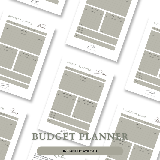 Monthly Budget Planner