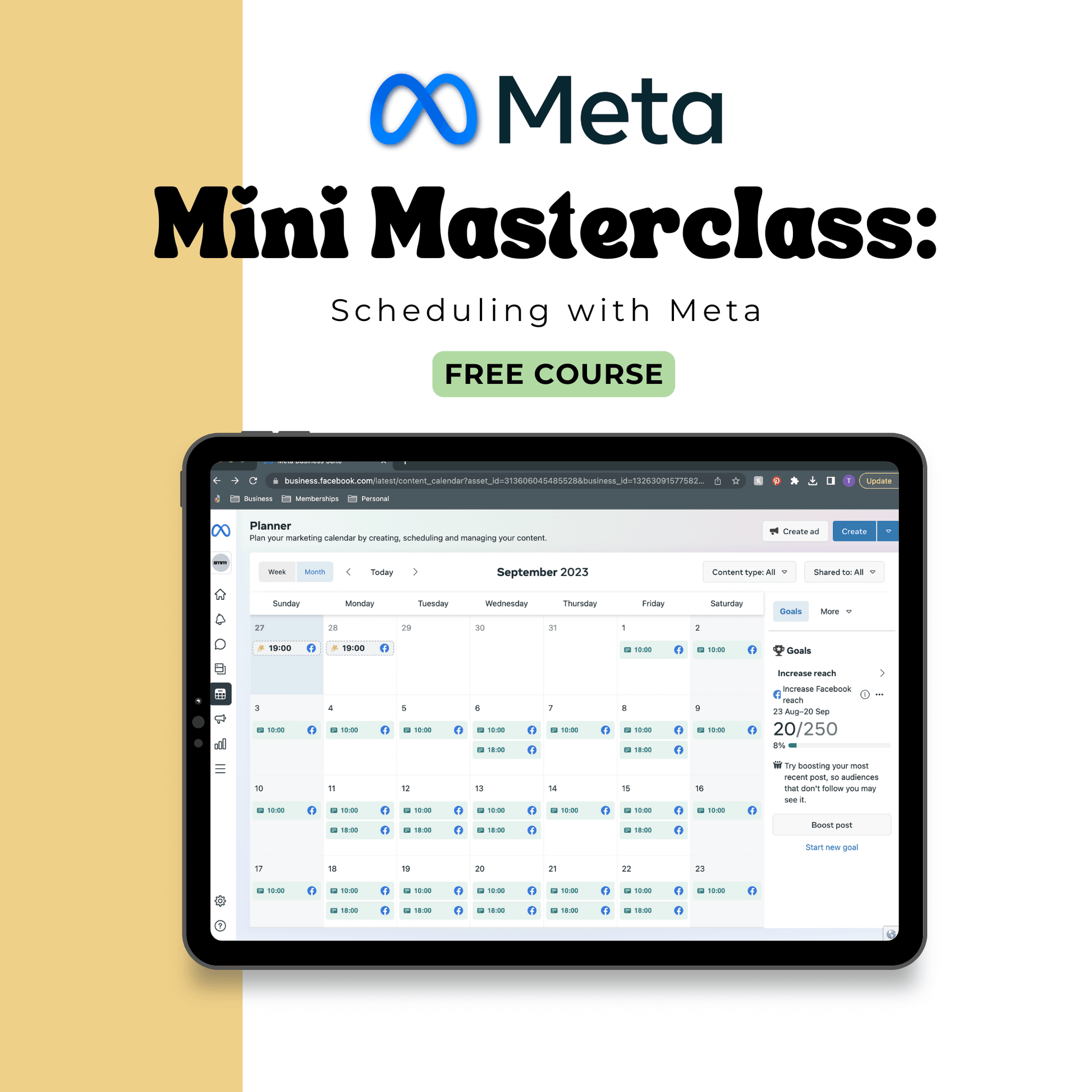 Mini Masterclass: Scheduling with Meta