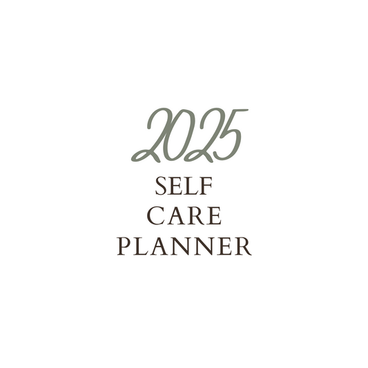 2025 Self Care Planner