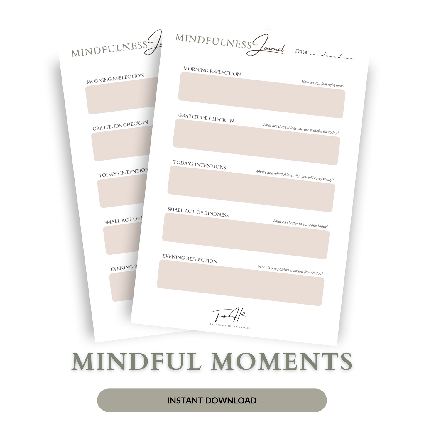 Mindful Moments Journal